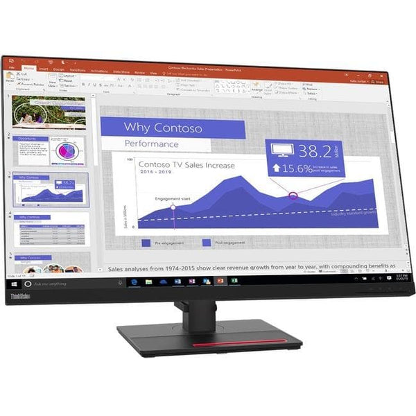 Lenovo ThinkVision T32p-20 31.5" 4K UHD LED LCD Monitor - 16:9 - Raven Black - 32" (812.80 mm) Class - In-plane Switching (IPS) Technology - 3840 x 2160 - 1.07 Billion Colors - 350 cd/m&#178;, 350 cd/m&#178; Typical - 4 ms Extreme Mode - 60 Hz Refresh Rat - WiseTech Inc