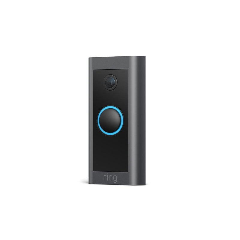 Ring Wired Wi-Fi Video Doorbell - Black - WiseTech Inc