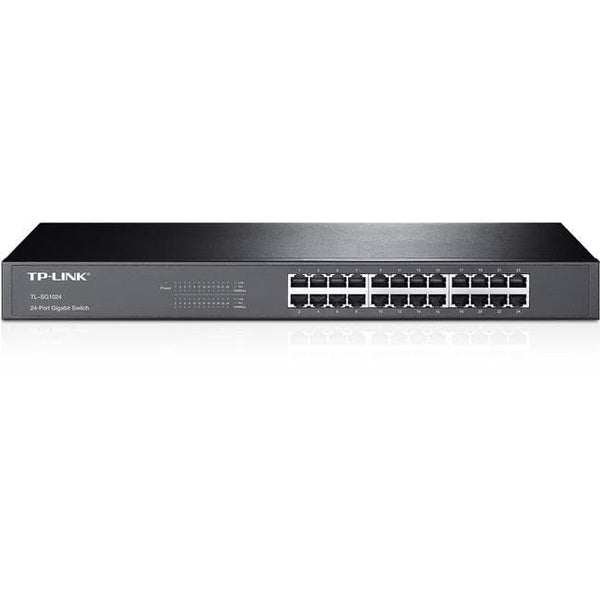 TP-Link TL-SG1024 24-Port Gigabit Switch - 24 Ports - 10/100/1000Base-T - 2 Layer Supported - Rack-mountable, Desktop - 5 Year Limited Warranty - WiseTech Inc