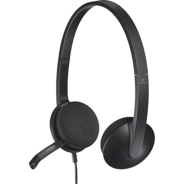 Logitech USB Headset H340 - Stereo - USB - Wired - 20 Hz - 20 kHz - Over-the-head - Binaural - Semi-open - 6 ft Cable - Black - WiseTech Inc