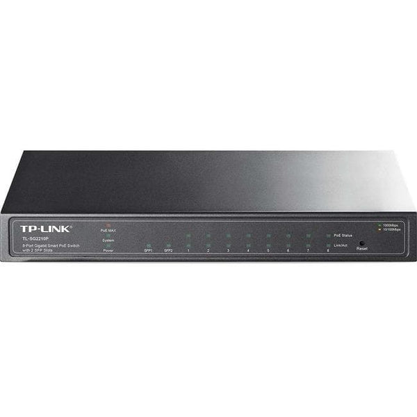 TP-Link 8-Port Gigabit Smart PoE Switch with 2 SFP Slots - WiseTech Inc