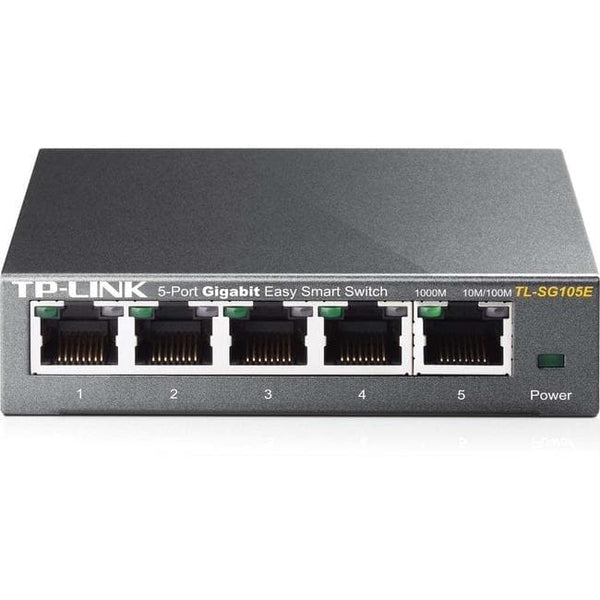 TP-Link 5-Port Gigabit Easy Smart Switch - 5 Ports - Manageable - 10/100/1000Base-T - 2 Layer Supported - Desktop - WiseTech Inc
