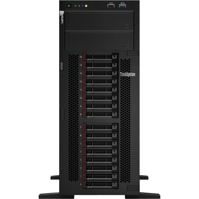 Lenovo ThinkSystem ST550 7X10A0APNA 4U Tower Server - 1 x Intel Xeon Bronze 3204 1.90 GHz - 16 GB RAM - 12Gb/s SAS, Serial ATA/600 Controller - WiseTech Inc