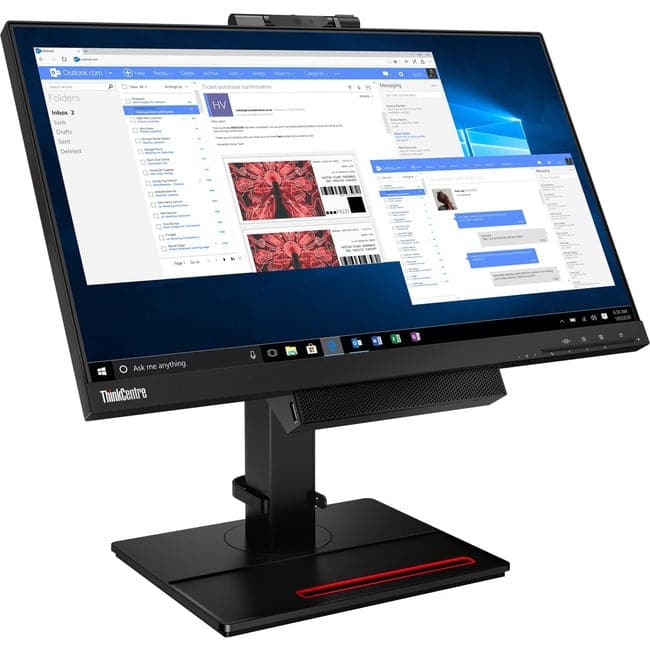 Lenovo ThinkCentre Tiny-In-One 24 Gen 4 23.8" LCD Touchscreen Monitor - 16:9 - WiseTech Inc