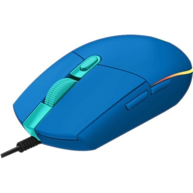 Logitech G203 Gaming Mouse - Cable - Blue - USB - 8000 dpi - 6 Button(s) - WiseTech Inc