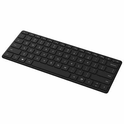 Microsoft Designer Bluetooth Compact Keyboard English - Matte Black (21Y-00001) - WiseTech Inc