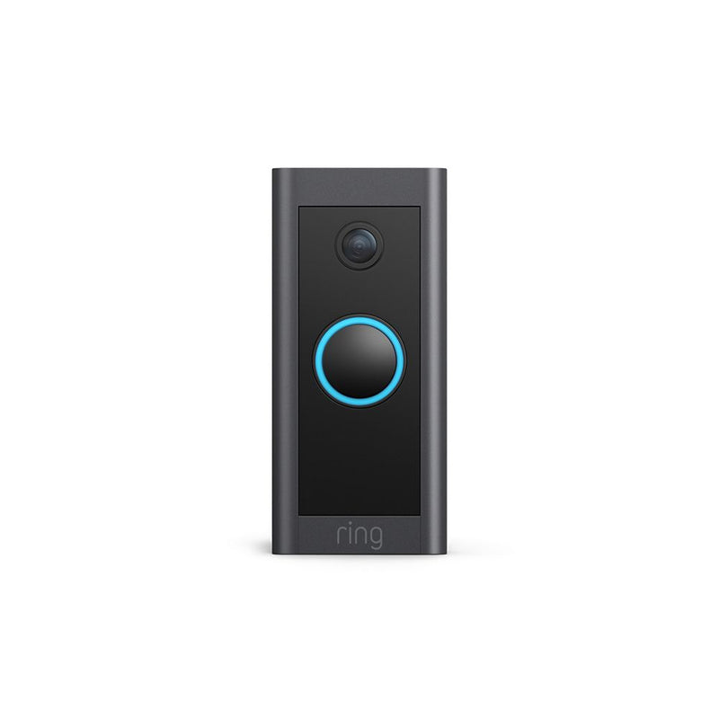 Ring Wired Wi-Fi Video Doorbell - Black - WiseTech Inc